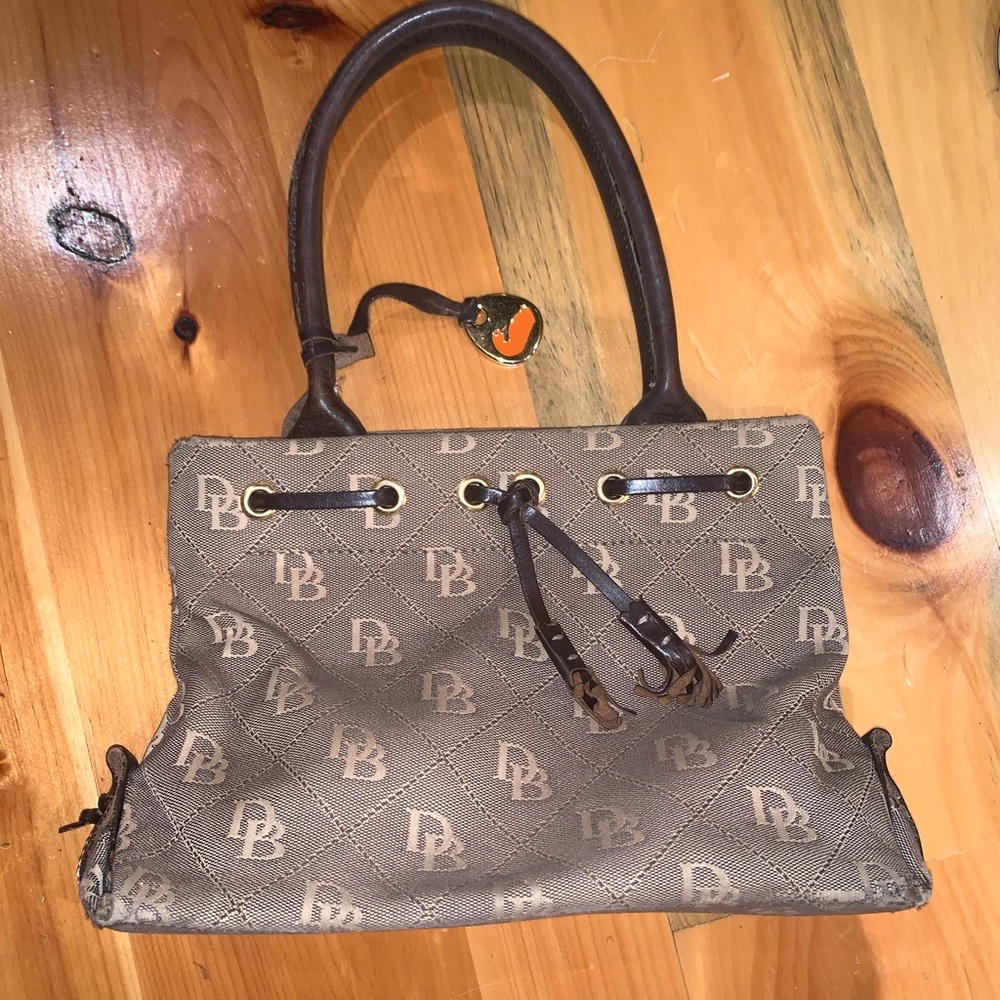 Brown Dooney & Bourke small tote handbag
